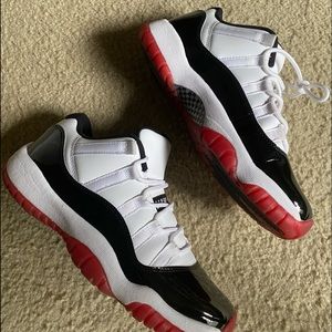 Jordan 11 bred lows. Great used condition!